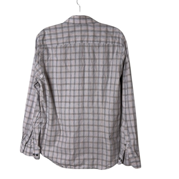 Robert Graham men checkered shirt 15.5” cotton , long sleeve , - Picture 9 of 13